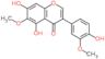 5,7-dihydroxy-3-(4-hydroxy-3-methoxyphenyl)-6-methoxy-4H-chromen-4-one