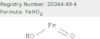 Iron hydroxide oxide, (Fe(OH)O)