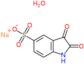 idrato di solfonato di sodio 2,3-diosso-2,3-diidro-1H-indolo-5