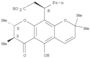 2H,6H-Benzo[1,2-b:5,4-b']dipyran-10-propanoicacid, 7,8-dihydro-5-hydroxy-2,2,7,8-tetramethyl-6-oxo-b-propyl-, (bR,7S,8S)-