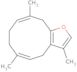 (5Z)-3,6,10-trimethyl-4,7,8,11-tetrahydrocyclodeca[b]furan