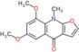 6,8-Dimethoxy-9-methylfuro[2,3-b]quinolin-4(9H)-one