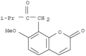 2H-1-Benzopyran-2-one,7-methoxy-8-(3-methyl-2-oxobutyl)-