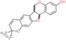 10,10-dimethyl-6a,13a-dihydro-6H,10H-furo[3,2-c:4,5-g']dichromen-3-ol