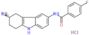 N-[(6R)-6-(dimethylamino)-6,7,8,9-tetrahydro-5H-carbazol-3-yl]-4-fluoro-benzamide hydrochloride