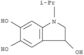 1H-Indole-3,5,6-triol,2,3-dihydro-1-(1-methylethyl)-