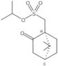 1-Metiletil (1R,4S)-7,7-dimetil-2-oxobiciclo[2.2.1]heptano-1-metanosulfonato