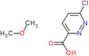 6-chloropyridazine-3-carboxylic acid,methoxymethane