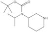 1,1-Dimethylethyl N-(1-methylethyl)-N-3-piperidinylcarbamate