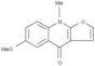 Furo[2,3-b]quinolin-4(9H)-one,6-methoxy-9-methyl-