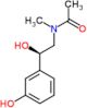 N-[(2R)-2-hydroxy-2-(3-hydroxyphenyl)ethyl]-N-methylacetamide