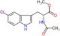 methyl (2R)-2-acetamido-3-(5-chloro-1H-indol-3-yl)propanoate