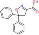 5,5-diphenyl-4,5-dihydroisoxazole-3-carboxylic acid