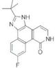 9-Fluoro-2-(2-methyl-2-propanyl)-1,6-dihydro-7H-benzo[h]imidazo[4,5-f]isoquinolin-7-one