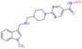 N-hydroxy-2-[4-({[(1-methyl-1H-indol-3-yl)methyl]amino}methyl)piperidin-1-yl]pyrimidine-5-carboxamide