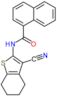N-(3-cyano-4,5,6,7-tetrahydro-1-benzothiophen-2-yl)naphthalene-1-carboxamide