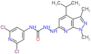 N-(2,6-dichloropyridin-4-yl)-2-[1,3-dimethyl-4-(propan-2-yl)-1H-pyrazolo[3,4-b]pyridin-6-yl]hydraz…