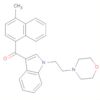 (4-Methyl-1-naphthalenyl)[1-[2-(4-morpholinyl)ethyl]-1H-indol-3-yl]methanone