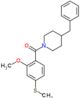 (4-benzylpiperidin-1-yl)[2-methoxy-4-(methylsulfanyl)phenyl]methanone