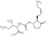 N-({(1R,2R)-3-oxo-2-[(2Z)-pent-2-en-1-yl]cyclopentyl}acetyl)-L-isoleucine