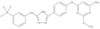 2-(Methylthio)-6-[4-[5-[[3-(trifluoromethyl)phenyl]amino]-1H-1,2,4-triazol-3-yl]phenoxy]-4-pyrimidinamine
