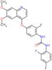 1-(2,4-difluorophenyl)-3-{4-[(6,7-dimethoxyquinolin-4-yl)oxy]-2-fluorophenyl}urea