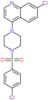 7-chloro-4-{4-[(4-chlorophenyl)sulfonyl]piperazin-1-yl}quinoline