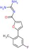 N-(diaminomethylidene)-5-(5-fluoro-2-methylphenyl)furan-2-carboxamide