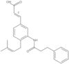 Ácido (2E)-3-[4-(3-metil-2-buten-1-il)-3-[(1-oxo-3-fenilpropil)amino]fenil]-2-propenoico