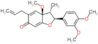 (2S,3R,3aS)-2-(3,4-dimethoxyphenyl)-3a-methoxy-3-methyl-5-(prop-2-en-1-yl)-3,3a-dihydro-1-benzofur…