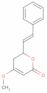 [R-(E)]-5,6-dihydro-4-methoxy-6-styryl-2H-pyran-2-one
