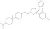 rel-1-[4-[4-[[(2R,4S)-2-(2,4-dichlorphenyl)-2-(1H-imidazol-1-ylmethyl)-1,3-dioxolan-4-yl]methoxy]p…