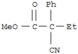 Benzeneacetic acid, a-cyano-a-ethyl-, methyl ester