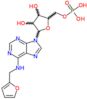 N-(furan-2-ylmethyl)-9-(5-O-phosphonopentofuranosyl)-9H-purin-6-amine