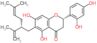 (2S)-2-(2,4-dihydroxyphenyl)-5,7-dihydroxy-6-[(2R)-5-methyl-2-(prop-1-en-2-yl)hex-4-en-1-yl]-2,3-dihydro-4H-chromen-4-one