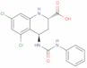 trans-2-Carboxy-5,7-dichloro-4-phenylaminocarbonyl amino-1,2,3,4-tetrahydroquinoline