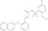 (2E)-N-[(5-Bromo-2-methoxyphenyl)sulfonyl]-3-[2-(2-naphthalenylmethyl)phenyl]-2-propenamide
