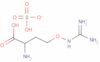 L-Homoserin, O-[(aminoiminomethyl)amino]-, sulfat (1:1)