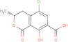 5-Chloro-8-hydroxy-3-methyl-1-oxoisochroman-7-carboxylic acid