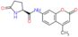 N-(4-methyl-2-oxo-2H-chromen-7-yl)-5-oxo-L-prolinamide