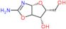 (3aR,5R,6S)-2-amino-5-(hydroxymethyl)-3a,5,6,6a-tetrahydrofuro[2,3-d]oxazol-6-ol