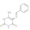 4(1H)-Pyrimidinone,6-amino-2,3-dihydro-5-[(phenylmethylene)amino]-2-thioxo-