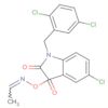 1H-Indole-2,3-dione, 5-chloro-1-[(2,5-dichlorophenyl)methyl]-,3-(O-acetyloxime)
