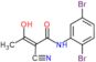 (Z)-2-cyano-N-(2,5-dibromophenyl)-3-hydroxy-but-2-enamide
