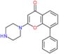 8-phenyl-2-(piperazin-1-yl)-4H-chromen-4-one