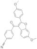 4-[[6-METHOXY-2-(4-METHOXYPHENYL)-3-BENZOFURANYL]CARBONYL]BENZONITRILE