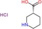 3-Piperidinecarboxylic acid, (3R)-, hydrochloride (1:1)