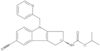 1-Methylethyl N-[(2S)-7-cyano-1,2,3,4-tetrahydro-4-(2-pyridinylmethyl)cyclopent[b]indol-2-yl]carbamate
