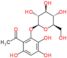 2-acetyl-3,5,6-trihydroxyphenyl beta-D-glucopyranoside