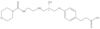 4-[(2S)-2-Hydroxy-3-[[2-[(4-morpholinylcarbonyl)amino]ethyl]amino]propoxy]benzenepropanoic acid